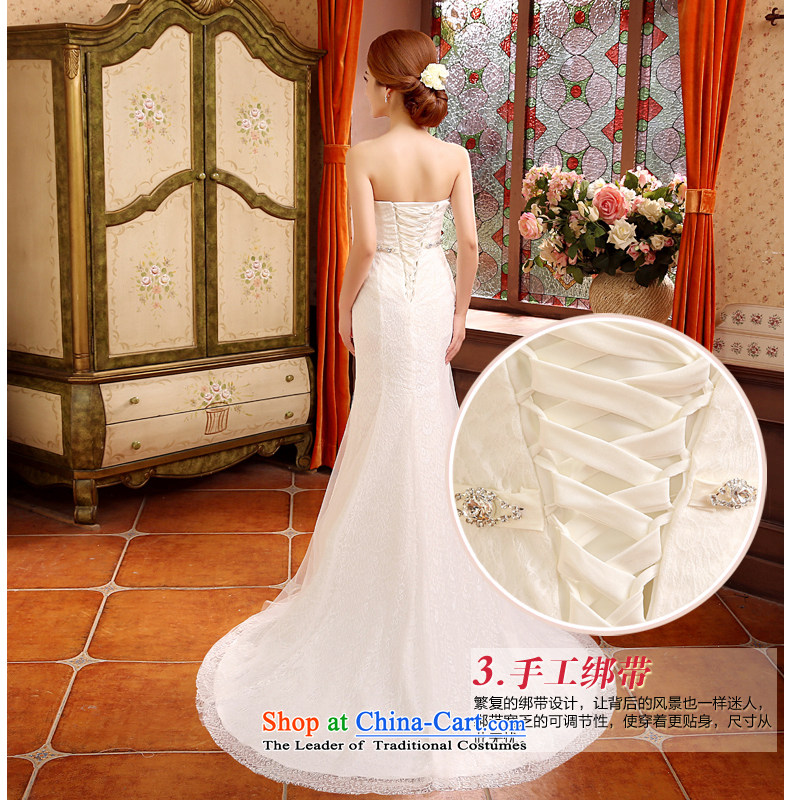 Time of autumn and winter 2015 Syria at the wedding dress wiping the chest crowsfoot small trailing wedding dresses new bride sexy marriage Sau San wedding female video thin white L picture, prices, brand platters! The elections are supplied in the national character of distribution, so action, buy now enjoy more preferential! As soon as possible.