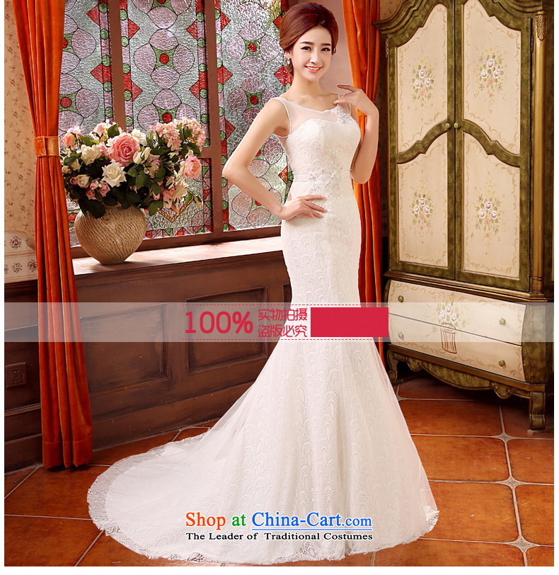 Time of autumn and winter 2015 Syria at the wedding dress a field shoulder crowsfoot small trailing wedding dresses new bride sexy marriage Sau San wedding female video thin white XL Photo, prices, brand platters! The elections are supplied in the national character of distribution, so action, buy now enjoy more preferential! As soon as possible.