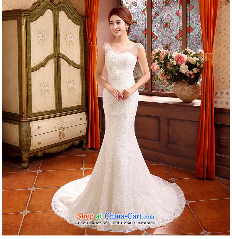 Time of autumn and winter 2015 Syria at the wedding dress a field shoulder crowsfoot small trailing wedding dresses new bride sexy marriage Sau San video thin flowers wedding female white L picture, prices, brand platters! The elections are supplied in the national character of distribution, so action, buy now enjoy more preferential! As soon as possible.