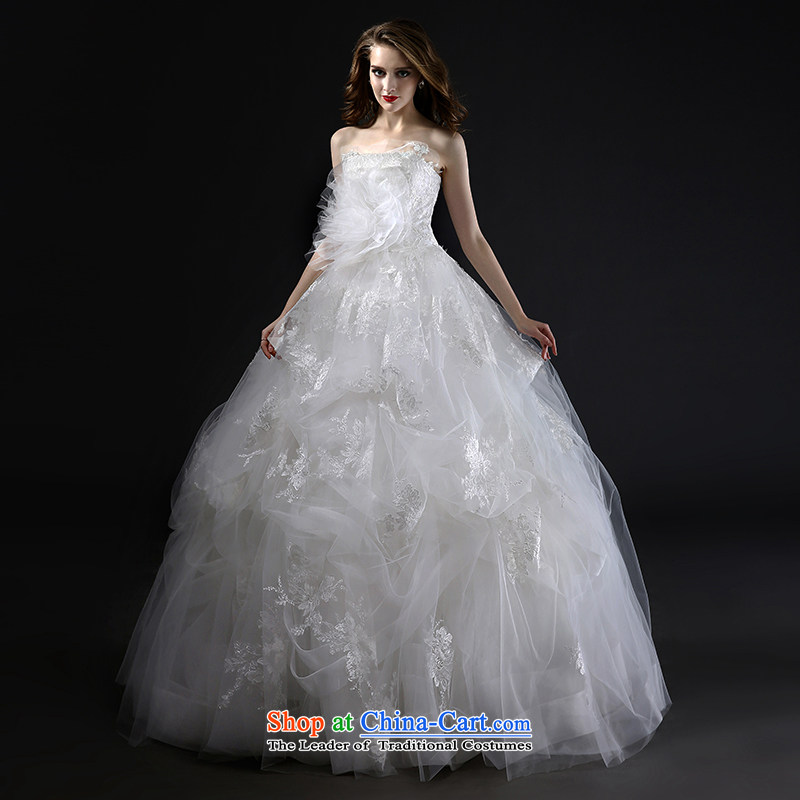 Mr model wedding advanced customization 2015 Summer New Wang weiwei anointed chest bon bon petticoats and stylish high-lumbar manually blossoms silk wedding tailored 35-day delivery, Model , , , shopping on the Internet