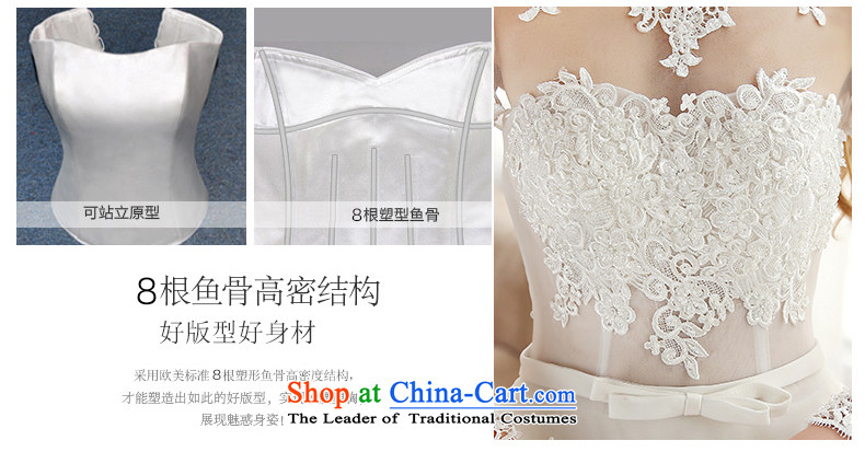 Starring impression high-end wedding dresses to align the new 2015 wedding long-sleeved transparent skirt out princess lace yarn sweet bon bon skirt long-sleeved wedding high-end custom M pictures, prices, brand platters! The elections are supplied in the national character of distribution, so action, buy now enjoy more preferential! As soon as possible.