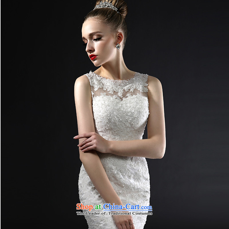 Mr model wedding upscale tailored 2015 new foutune crowsfoot tail stylish coin back video thin lace wedding dresses , M, had model , , , shopping on the Internet