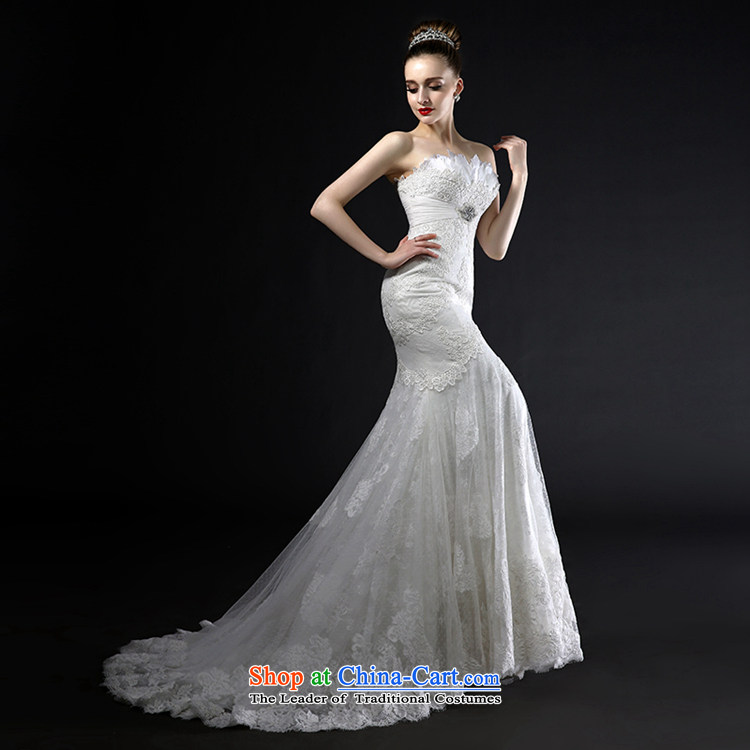 Mr model wedding quality custom 2015 Summer new crowsfoot tasteful minimalist tail feathers anointed chest fresh temperament with lace wedding M brand, prices, picture platters! The elections are supplied in the national character of distribution, so action, buy now enjoy more preferential! As soon as possible.