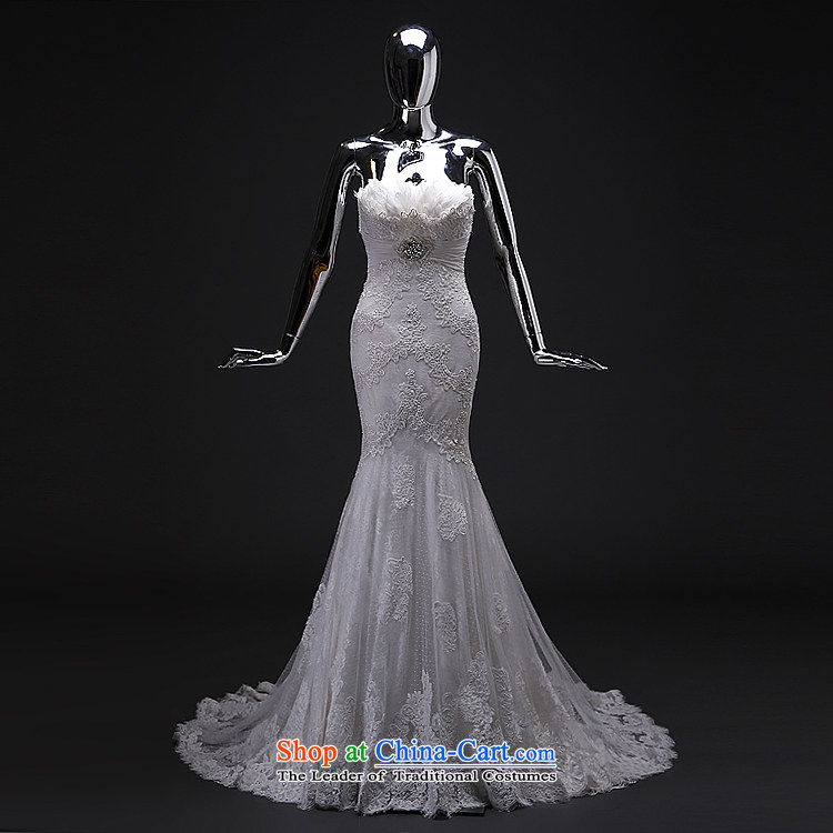 Mr model wedding quality custom 2015 Summer new crowsfoot tasteful minimalist tail feathers anointed chest fresh temperament with lace wedding M brand, prices, picture platters! The elections are supplied in the national character of distribution, so action, buy now enjoy more preferential! As soon as possible.