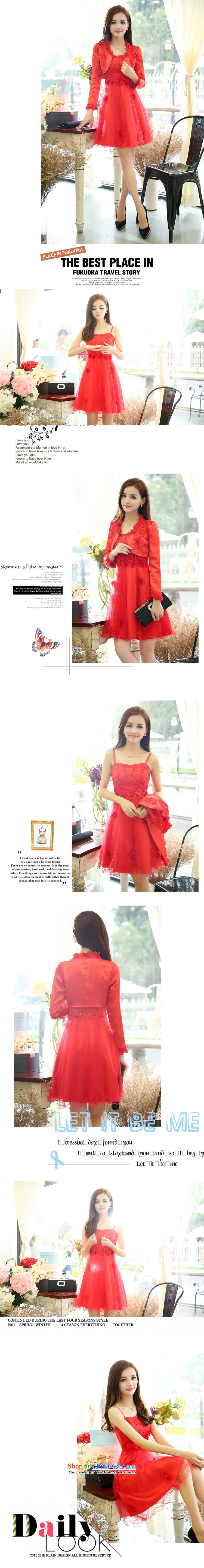 Use the spring and summer of 2015 Doi Shu new bows dress autumn and winter bridal dresses women and two piece back door small red dress marriage two kits picture color pictures, prices, XL brand platters! The elections are supplied in the national character of distribution, so action, buy now enjoy more preferential! As soon as possible.