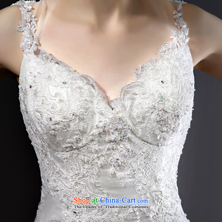 Mr model wedding quality custom 2015 new stylish straps and sexy back Pearl Crystal Foutune of Sau San video thin crowsfoot tail lace wedding M brand, prices, picture platters! The elections are supplied in the national character of distribution, so action, buy now enjoy more preferential! As soon as possible.