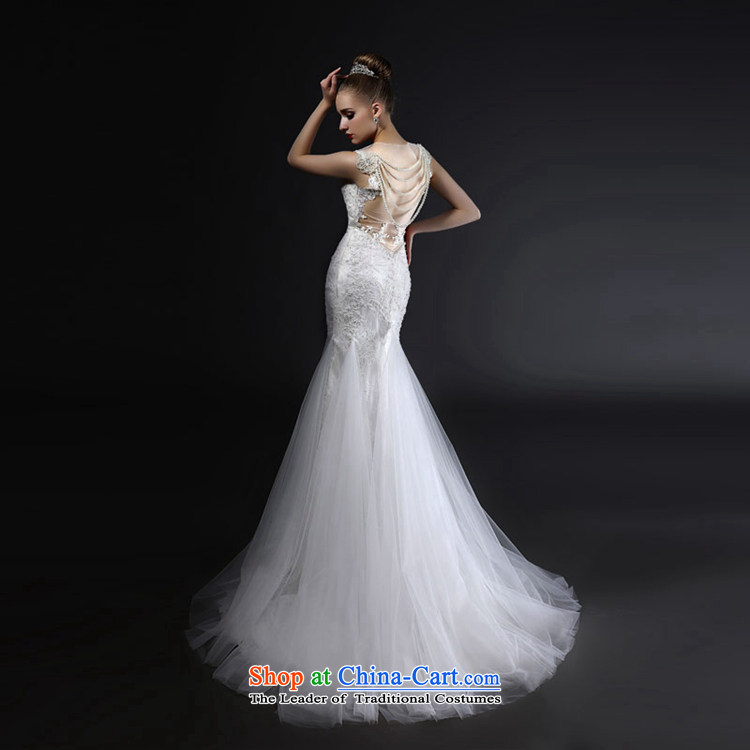 Mr model wedding quality custom 2015 new stylish straps and sexy back Pearl Crystal Foutune of Sau San video thin crowsfoot tail lace wedding M brand, prices, picture platters! The elections are supplied in the national character of distribution, so action, buy now enjoy more preferential! As soon as possible.