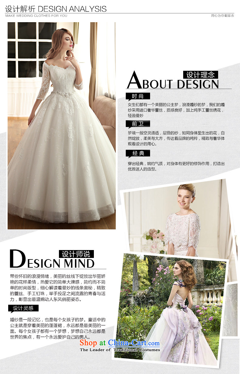 Good impression new 2015 wedding dress a long-sleeved field shoulder for wedding dresses lace temperament bride wedding summer to align the high end of the custom M pictures, prices, brand platters! The elections are supplied in the national character of distribution, so action, buy now enjoy more preferential! As soon as possible.