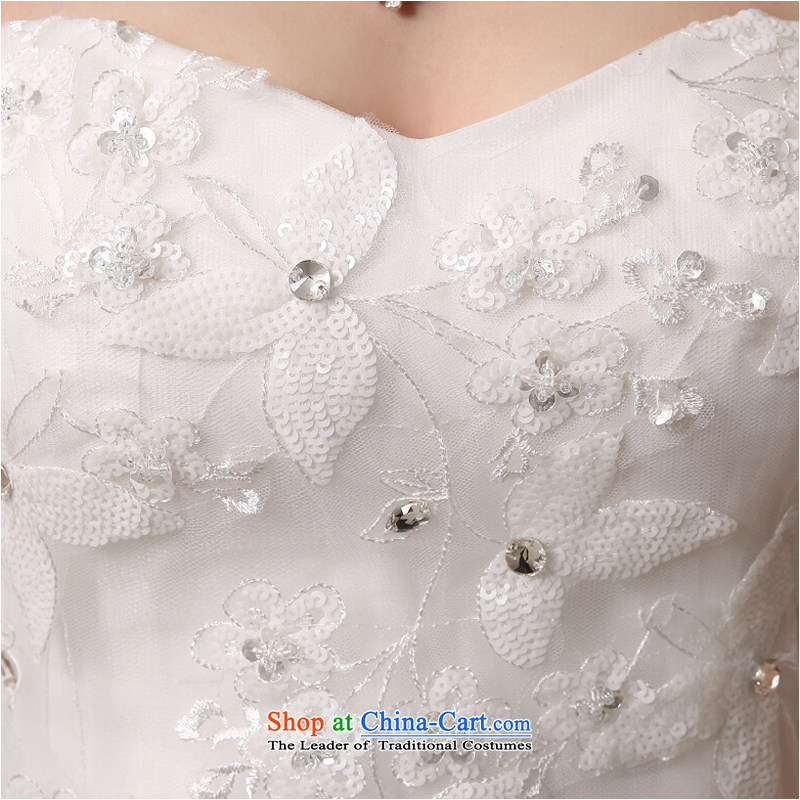 Time Syrian wedding dresses 2015 Korean bridal lace princess alignment with chest A Swing Sau San new autumn and winter boutique tail, Syria has been pressed time XXL, shopping on the Internet
