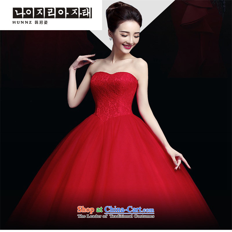 The spring and summer of 2015 New hannizi) won with minimalist alignment with Chest straps red bride wedding Code Red XXL, won, Gigi Lai (hannizi) , , , shopping on the Internet