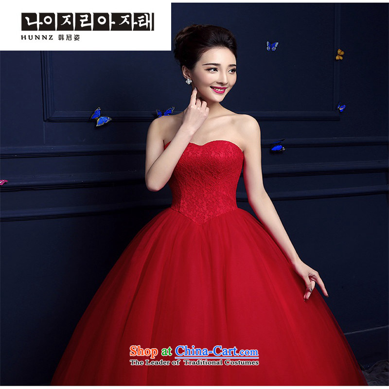 The spring and summer of 2015 New hannizi) won with minimalist alignment with Chest straps red bride wedding Code Red XXL, won, Gigi Lai (hannizi) , , , shopping on the Internet