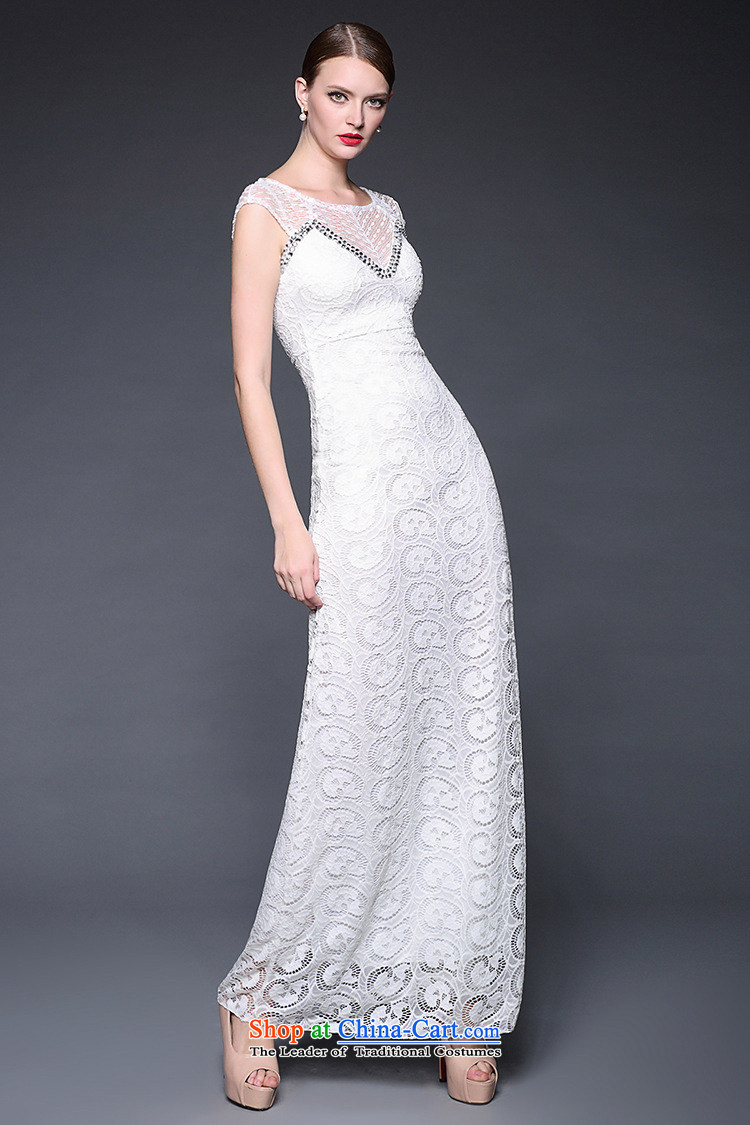 And involved summer clothing 2015 New Lace Embroidery spell took nail pearl elegance long gown dresses W0211 white are code pictures, prices, brand platters! The elections are supplied in the national character of distribution, so action, buy now enjoy more preferential! As soon as possible.