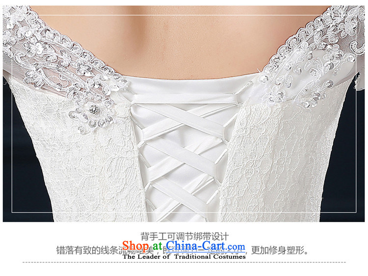 2015 Graphics thin new hannizi, large stylish spring and summer Korean word to align the shoulder lace bon bon wedding white picture, prices, S brand platters! The elections are supplied in the national character of distribution, so action, buy now enjoy more preferential! As soon as possible.