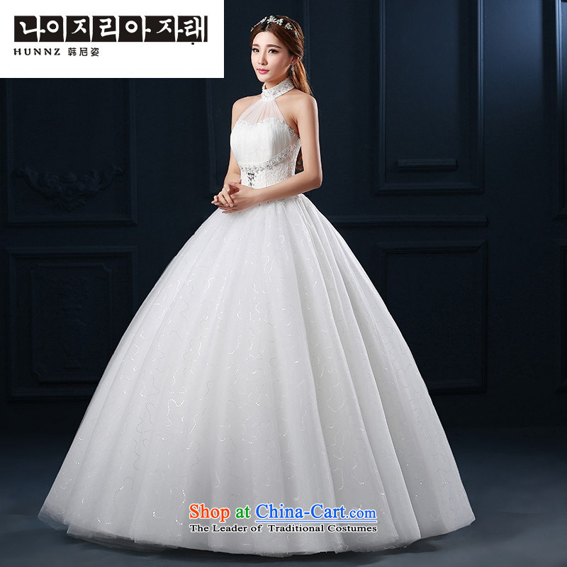 Hannizi   Wedding 2015 Spring/Summer new Korean lace hangs also bon bon skirt back to align graphics thin white wedding XXL, bride Han, Gigi Lai (hannizi) , , , shopping on the Internet