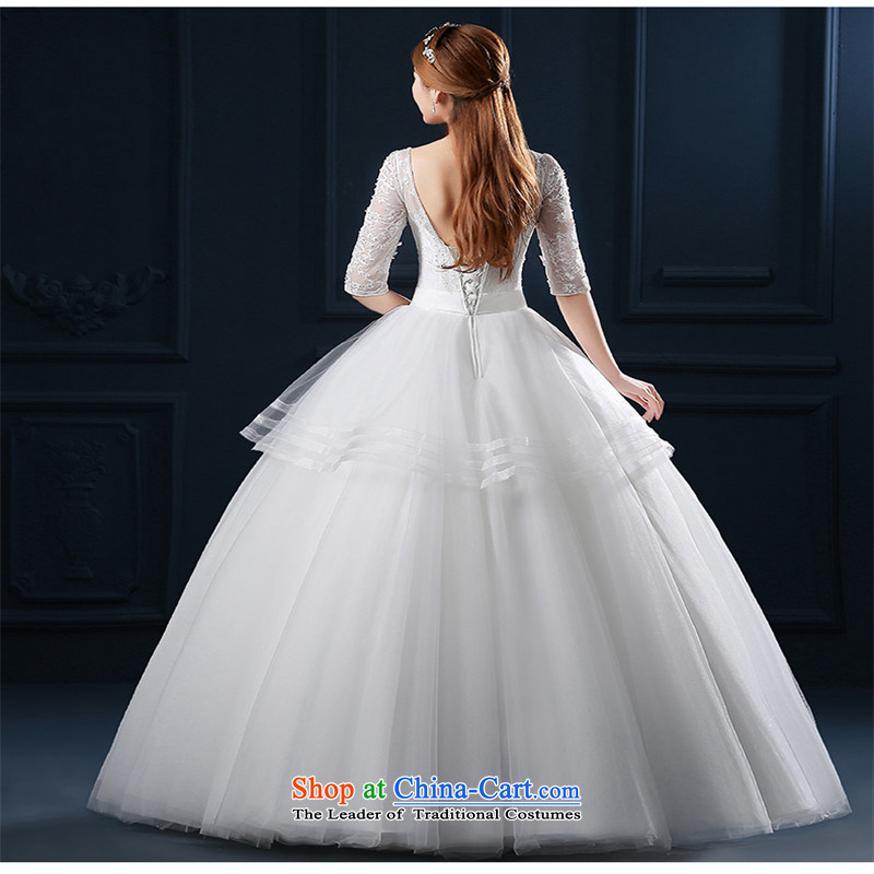 The spring and summer of 2015 New hannizi large retro in thin video code word cuff lace to align the shoulder bride wedding White XL, Korea, Gigi Lai (hannizi) , , , shopping on the Internet