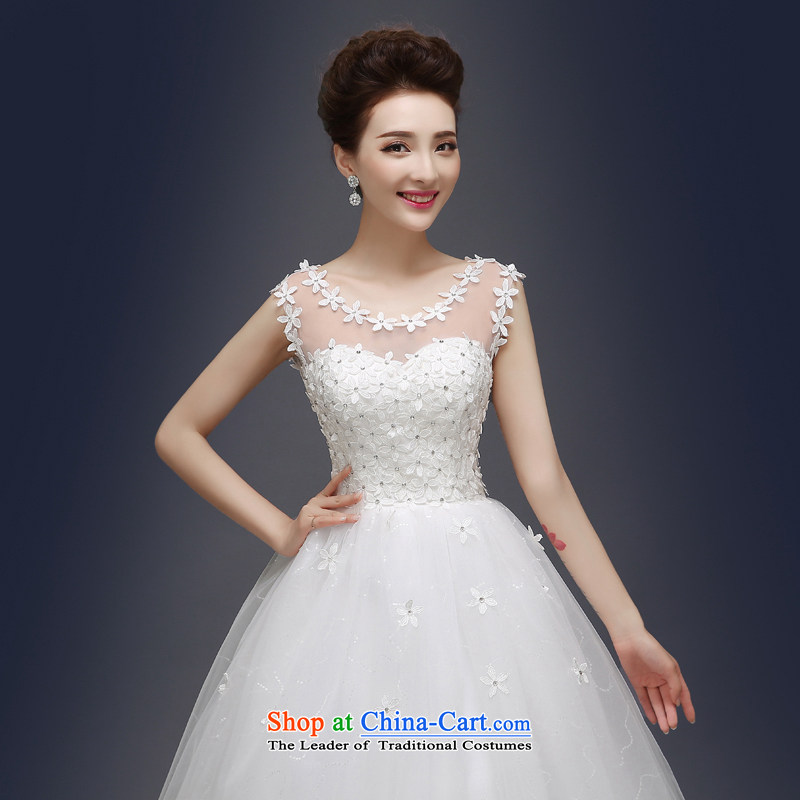 Love Su-lan wedding dresses Korean minimalist shoulders to align graphics thin marriages a field shoulder wedding White M love Su-lan , , , shopping on the Internet