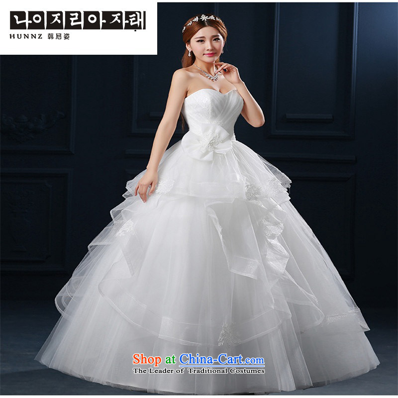 The new 2015 hannizi spring and summer Korean Modern graphics to align the large thin minimalist wiping the chest upscale bride wedding White XL, Korea, Gigi Lai (hannizi) , , , shopping on the Internet