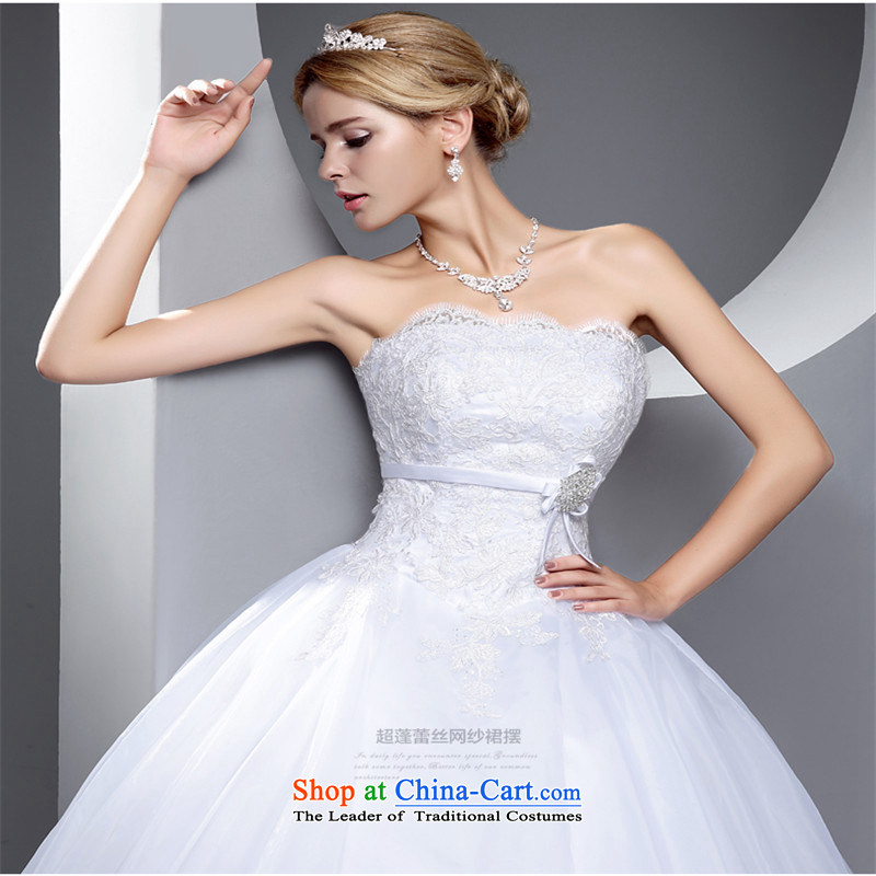 The new 2015 hannizi spring and summer Korean fashion Sau San video thin marriages and chest to bride wedding white L, Korea, Gigi Lai (hannizi) , , , shopping on the Internet