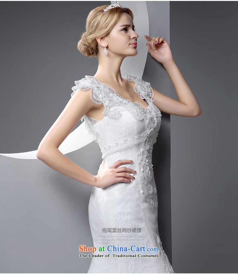 Large 2015 hannizi stylish Sau San new spring and summer Korean style graphics thin shoulders crowsfoot minimalist bride wedding white picture, prices, S brand platters! The elections are supplied in the national character of distribution, so action, buy now enjoy more preferential! As soon as possible.