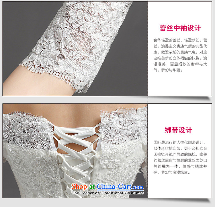 In the early 2015 new definition of Japan and South Korea in the first field shoulder cuff lace wedding marriages bon bon skirt wedding white picture, prices, S brand platters! The elections are supplied in the national character of distribution, so action, buy now enjoy more preferential! As soon as possible.