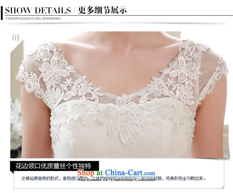 The Syrian Arab Republic and the Republic of Korea time simple to align the shoulders a field shoulder lace retro marriage video thin bride wedding A swing wedding dress 2015 Autumn white S picture, prices, brand platters! The elections are supplied in the national character of distribution, so action, buy now enjoy more preferential! As soon as possible.