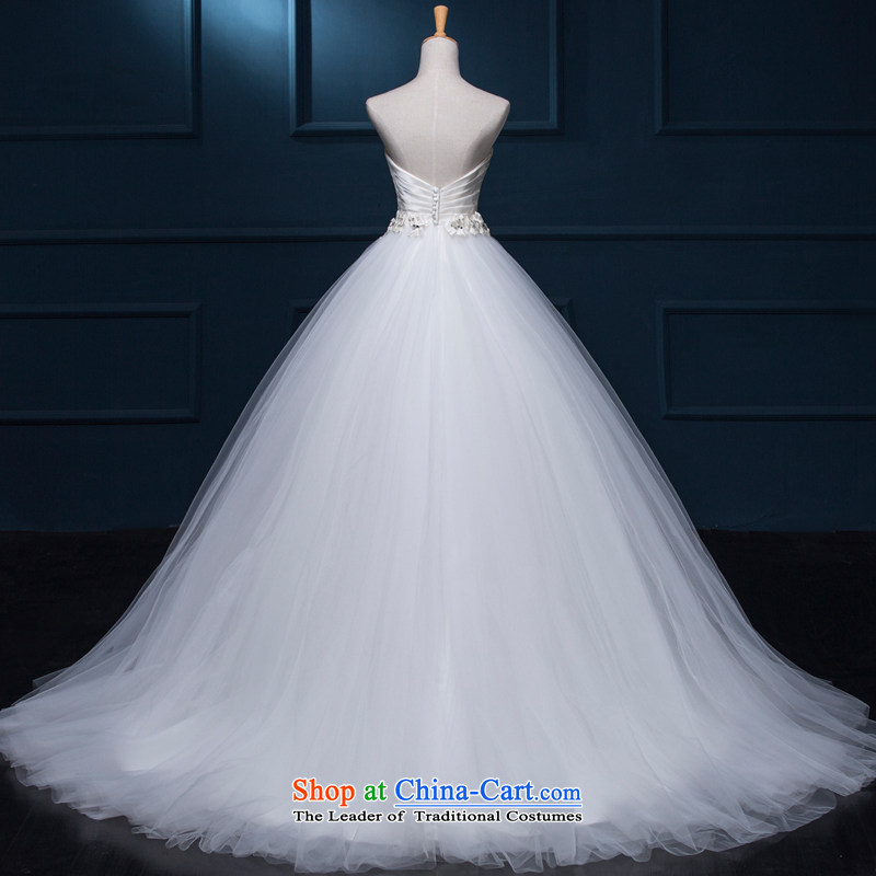 There is a bride combat Ni Connie with new 2015 wedding autumn and winter tail wedding dress code, white 10 Set , , , shopping on the Internet