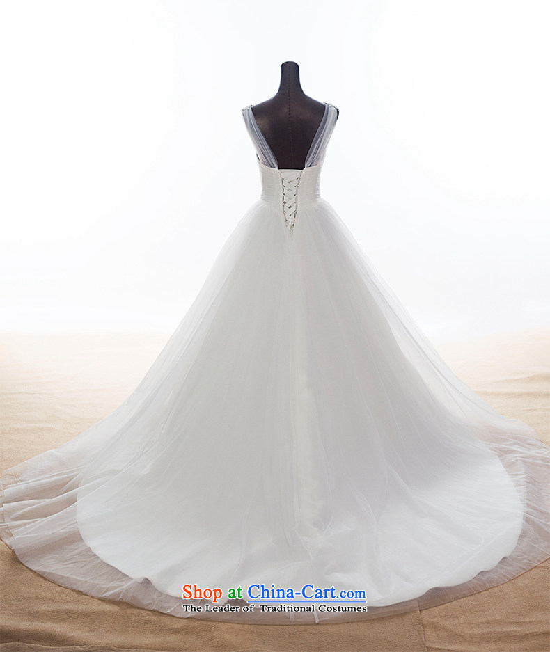 Time Syrian wedding dresses new 2015 high end dual shoulder V-Neck larger alignment to Sau San lace bride shoulders v-neck wedding pictures, price XL white, brand platters! The elections are supplied in the national character of distribution, so action, buy now enjoy more preferential! As soon as possible.