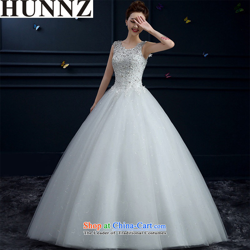 Hunnz    New Spring/Summer 2015 Korean word fashionable upper shoulder shoulders to align the bride Sau San wedding white M,HUNNZ,,, shopping on the Internet