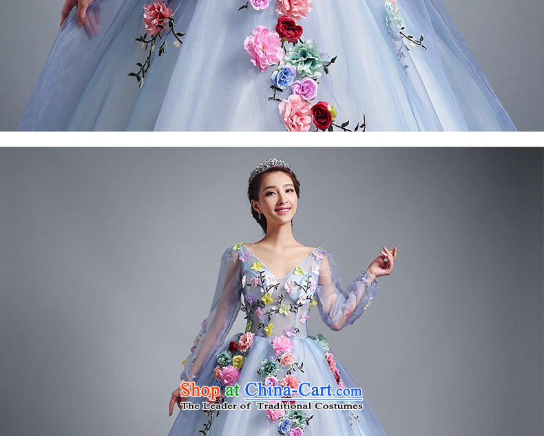 Jacob Chan Photo building theme flower Wedding Dress Photography color chiffon new 2015 summer and fall of long-sleeved tail Align to align bon bon skirt land prices, pictures, XL brand platters! The elections are supplied in the national character of distribution, so action, buy now enjoy more preferential! As soon as possible.