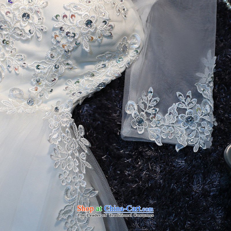     Stylish Korean style 2015 HUNNZ new spring and summer lace strap minimalist white bride wedding white XXL,HUNNZ,,, shopping on the Internet