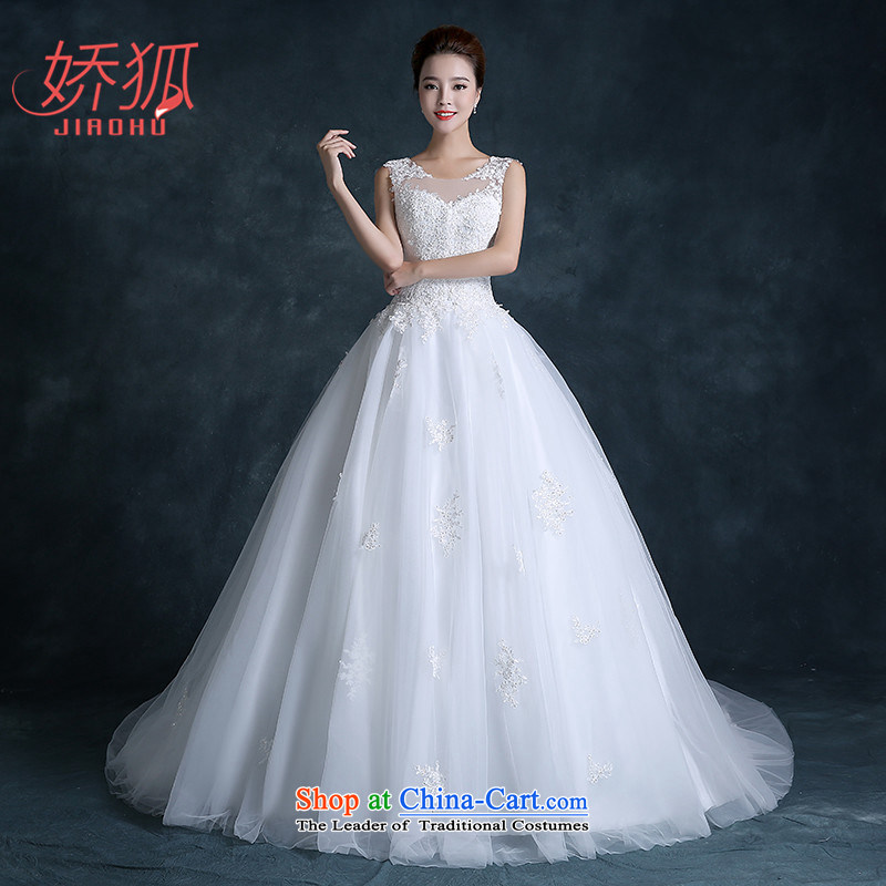 To Fox wedding dresses in the summer of 2015, the new 2 shoulder retro marriages to align the custom of white to Fox (jiaohu XXL,) , , , shopping on the Internet
