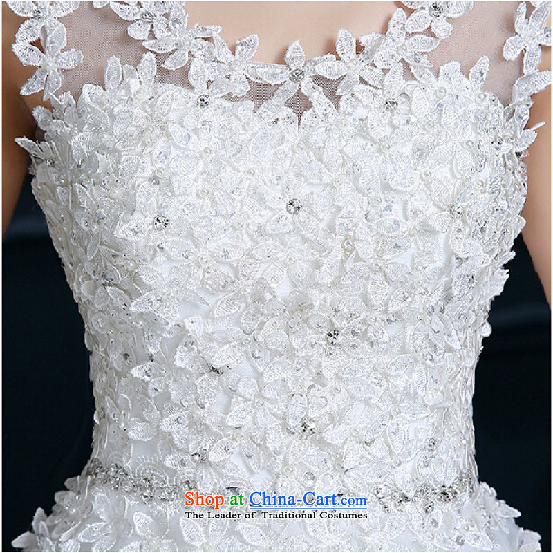 2015 bride quality custom anointed chest straps spring wedding dresses red fashionable upper wedding to align the wedding photography of luxury New White M, pure love bamboo yarn , , , shopping on the Internet