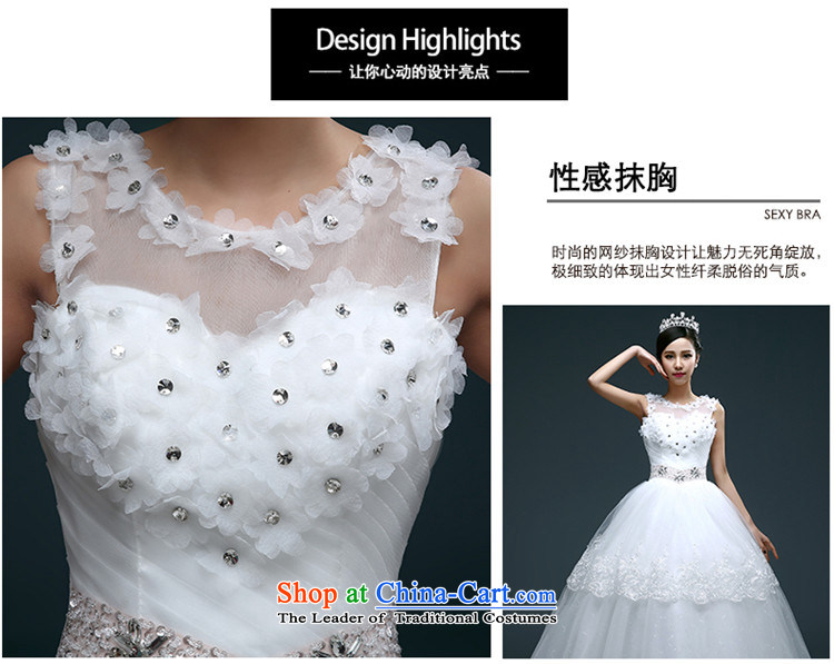 Hunnz      new products large stylish simplicity Sau San Word 2015 Spring/Summer shoulder lace bon bon skirt bride wedding white L picture, prices, brand platters! The elections are supplied in the national character of distribution, so action, buy now enjoy more preferential! As soon as possible.