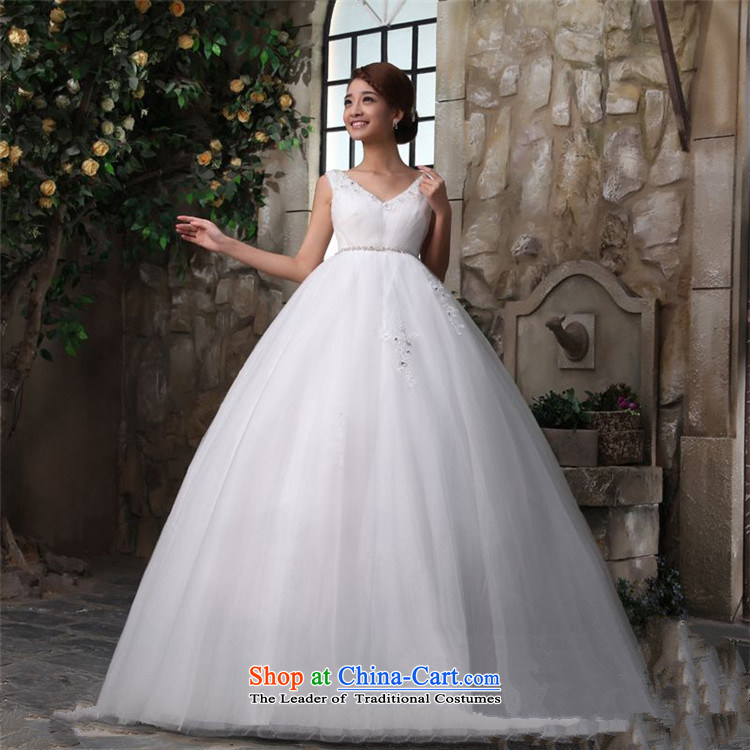 Hunnz     sleeveless straps, 2015 new products and stylish spring and summer Korean style large minimalist Sau San bride wedding white S picture, prices, brand platters! The elections are supplied in the national character of distribution, so action, buy now enjoy more preferential! As soon as possible.