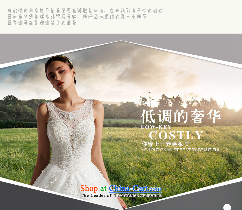Noritsune bride Wedding 2015 Summer Korean staple pearl shoulders oversized tail straps wedding dresses customizable White M picture, prices, brand platters! The elections are supplied in the national character of distribution, so action, buy now enjoy more preferential! As soon as possible.