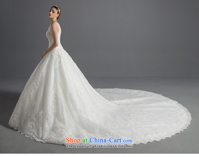 Noritsune bride Wedding 2015 Summer Korean staple pearl shoulders oversized tail straps wedding dresses customizable White M picture, prices, brand platters! The elections are supplied in the national character of distribution, so action, buy now enjoy more preferential! As soon as possible.