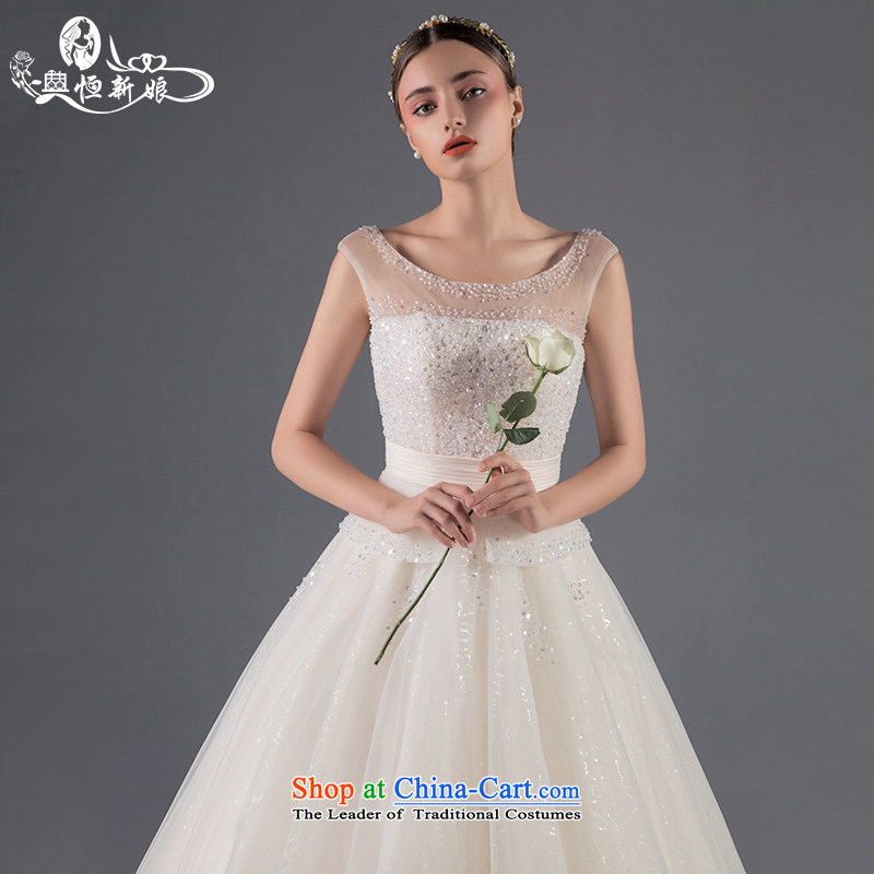 Noritsune bride Wedding 2015 Summer new women's on-chip is simple and stylish to align A swing wedding video thin wedding dress code can be customized on the drilling champagne color luxury S noritsune bride shopping on the Internet has been pressed.