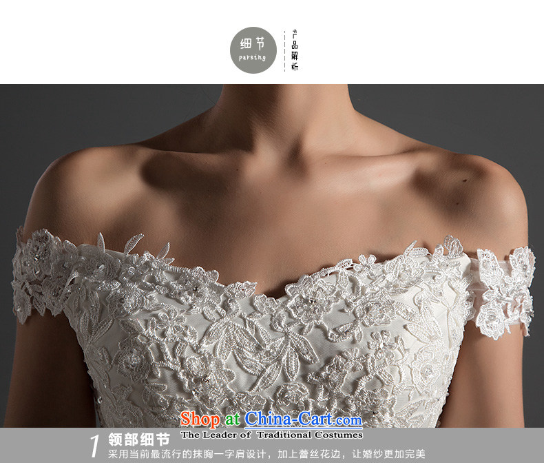 Noritsune bride 2015 tail wedding new Korean minimalist Top Loin of larger word lace shoulder wedding new pre-sale fine custom White M pictures, prices, brand platters! The elections are supplied in the national character of distribution, so action, buy now enjoy more preferential! As soon as possible.