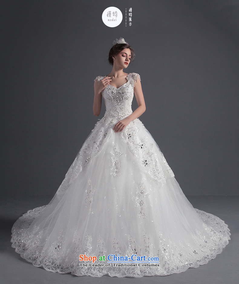 Noritsune bride 2015 wedding Amoi stylish shoulders deep V-tail lights wedding drill lace wedding new products for the pre-sale of fine white S pictures, Custom Price, brand platters! The elections are supplied in the national character of distribution, so action, buy now enjoy more preferential! As soon as possible.