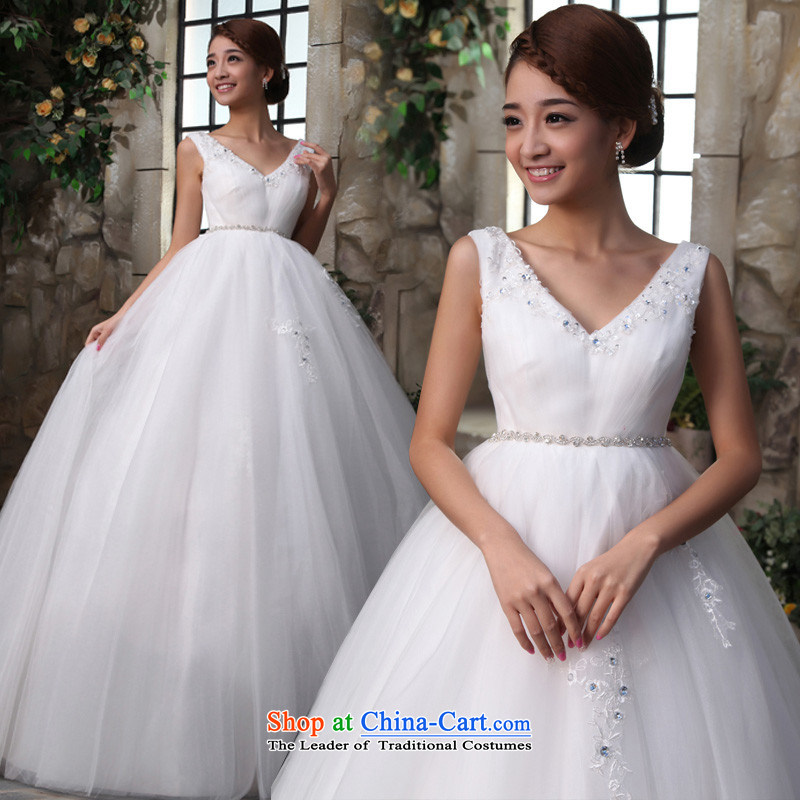 Name of the new trendy hannizi Spring/Summer 2015 bride wedding simple graphics thin large Sau San strap white M Won, Gigi Lai (hannizi) , , , shopping on the Internet