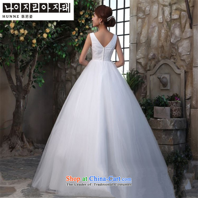 Name of the new trendy hannizi Spring/Summer 2015 bride wedding simple graphics thin large Sau San strap white M Won, Gigi Lai (hannizi) , , , shopping on the Internet