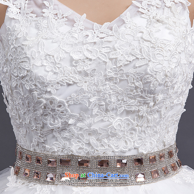 The name of the 2015 spring/summer stylish hannizi Korean Style New lace Sau San upscale V-Neck video thin bride wedding White M Won, Gigi Lai (hannizi) , , , shopping on the Internet