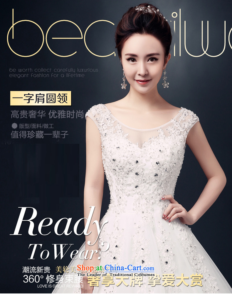 Starring impression wedding dresses 2015 new Korean brides shoulders to align the word CUSTOM shoulder wedding pictures, prices of Sau San L, brand platters! The elections are supplied in the national character of distribution, so action, buy now enjoy more preferential! As soon as possible.