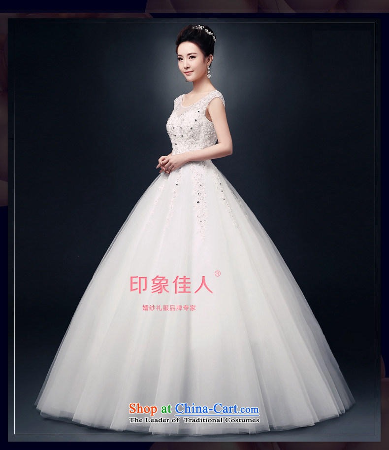 Starring impression wedding dresses 2015 new Korean brides shoulders to align the word CUSTOM shoulder wedding pictures, prices of Sau San L, brand platters! The elections are supplied in the national character of distribution, so action, buy now enjoy more preferential! As soon as possible.