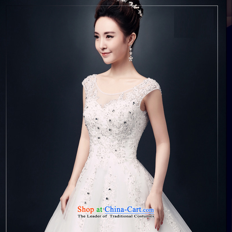 Starring impression wedding dresses 2015 new Korean brides shoulders to align the word CUSTOM shoulder wedding Sau San , L, starring impression shopping on the Internet has been pressed.