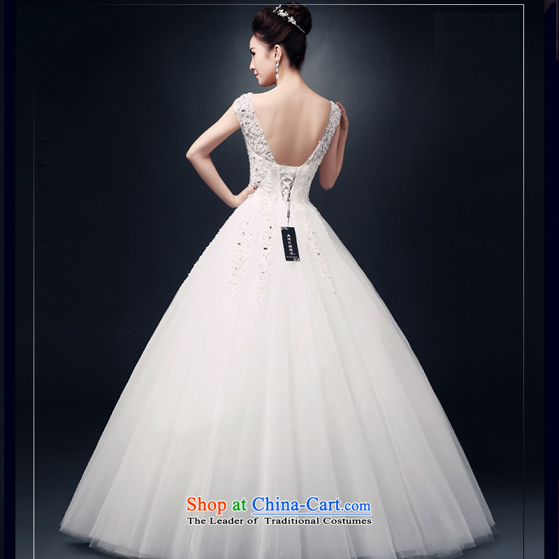 Starring impression wedding dresses 2015 new Korean brides shoulders to align the word CUSTOM shoulder wedding Sau San , L, starring impression shopping on the Internet has been pressed.
