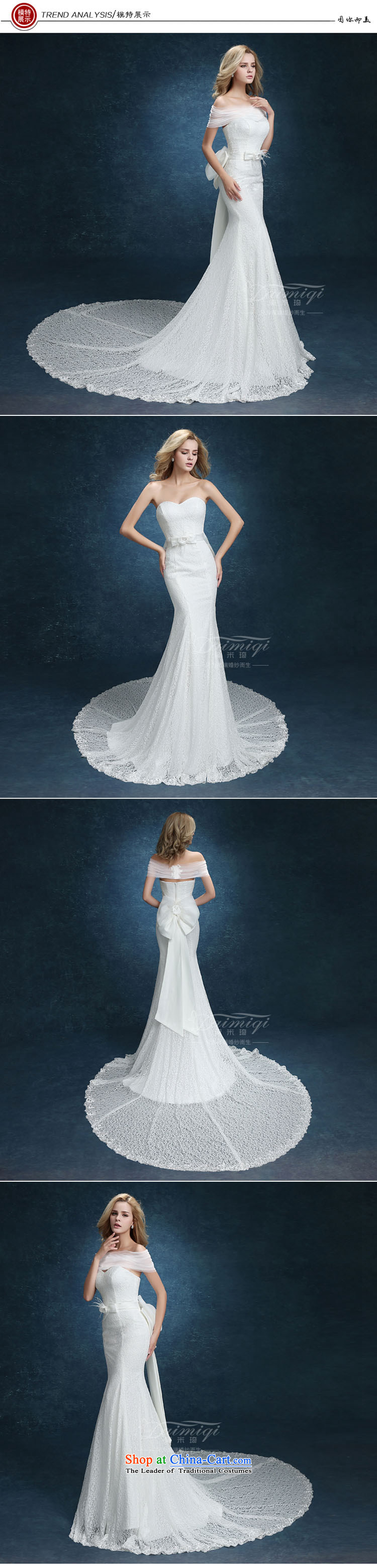 Wedding dresses 2015 Summer retro Foutune of Hamor the word crowsfoot chest shoulder small trailing stars of the same wedding minimalist white L picture, prices, brand platters! The elections are supplied in the national character of distribution, so action, buy now enjoy more preferential! As soon as possible.