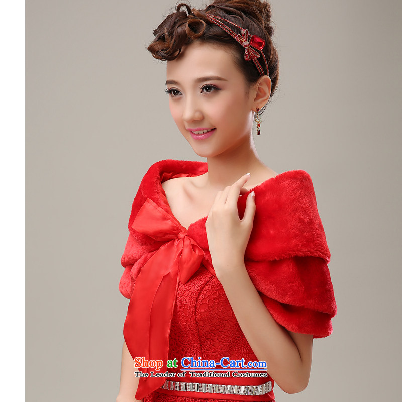 No wedding accessories bride embroidered with three layers of gross married women shawl warm shawl embroidered red, show the bride shopping on the Internet has been pressed.
