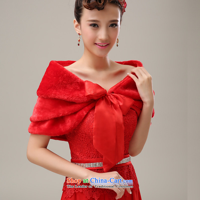 No wedding accessories bride embroidered with three layers of gross married women shawl warm shawl embroidered red, show the bride shopping on the Internet has been pressed.