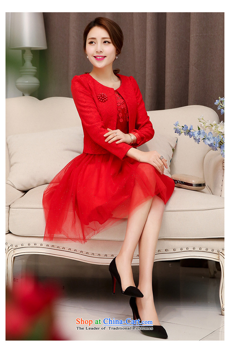 Load New autumn 2015, Japan and the rok leisure Sau San Solid Color simple round-neck collar long-sleeved two kits wedding dresses autumn kit female red L picture, prices, brand platters! The elections are supplied in the national character of distribution, so action, buy now enjoy more preferential! As soon as possible.